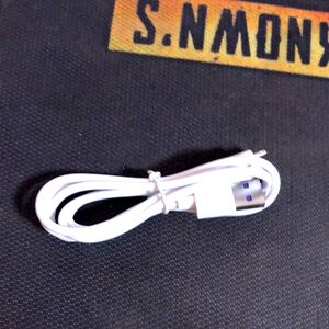 White IPhone data cable